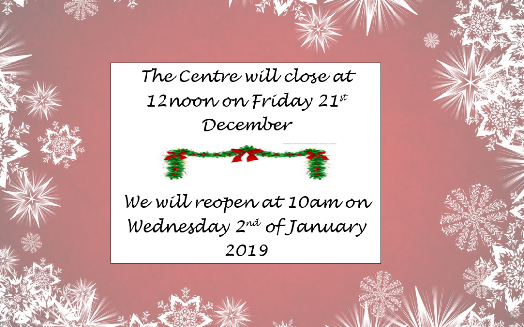 Christmas Opening Hours