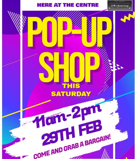 Pop-up shop This Saturday!